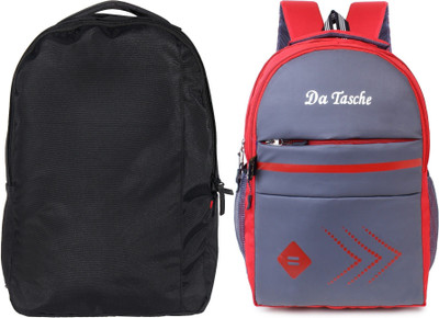 Da Tasche Arc Dry 32L BK 30 L Laptop Backpack(Black, Red)