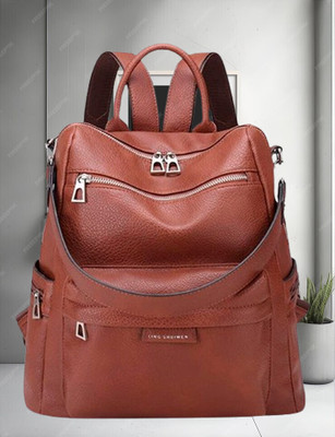 TrueArch Women Backpack Student Backpack Lightweight Comfortable 26 L Backpack(Tan)