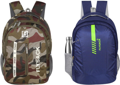 FLYSACK Everyday Versatile Casual Durable Stylish Multi-Purpose Classic Backpack 35 L Backpack(Multicolor, Blue)