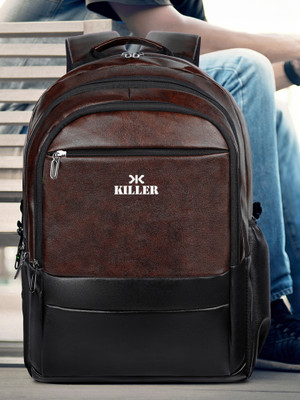 KILLER TWIRL UNISEX BAGPACK WITH RAINCOVER 40 L Laptop Backpack(Brown)