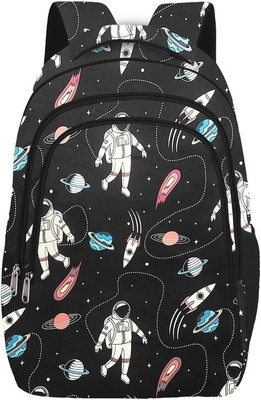 Frantic Waterproof Polyester 26 L School Backpack With Pencil/Staionery Pouch 26 L Backpack(Black)