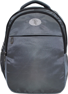 T-traxx Unisex Lightweight Multipurpose with Multiple Pockets for School College Travel 27.4 L Backpack(Grey)