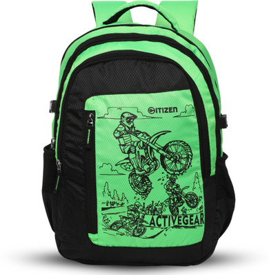 CITIZEN Casual 80 Green Backpack 28 L Laptop Backpack(Green)