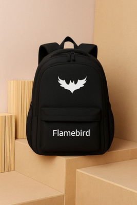 A1FOXYLEATHER Girls/Coaching/Tuition (Secondary 6th Std Plus) Waterproof School Bag 28 L Laptop Backpack(Black)