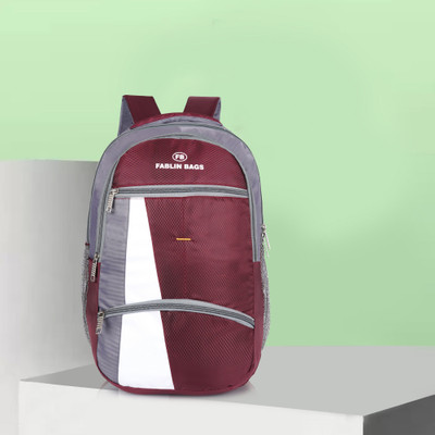 Fablin Laptop Backpack School College Casual Bag for Men Women 30 L Backpack(Grey)