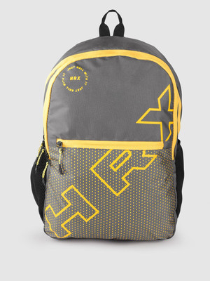 HRX by Hrithik Roshan Brand Logo Backpack 23 L Backpack(Grey)