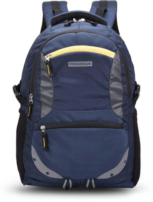 PROVOGUE Spacy unisex with rain cover and reflective strip 35 L Laptop Backpack(Blue)