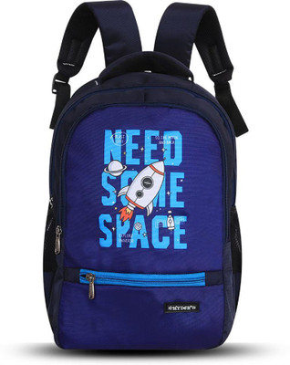 Hyder Casual School College Stylish Waterproof Backpack Bag For Boys Girls Children 35 L Backpack(Blue)