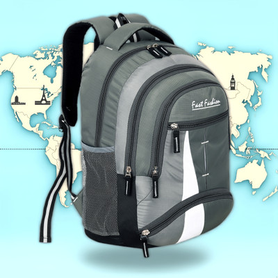 Softmax Laptop Backpack College Bag, Travel Bag For Unisex, Teal, 30 Litre 35 L Laptop Backpack(Grey)