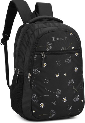 Hyder Floral School/College/Casual Bag/Backpack For Girls And Women 35 L Backpack(Black)