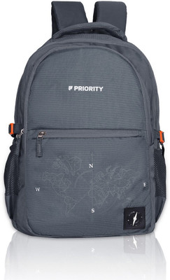 Priority Sonata 001 College Bag DGR 42 L Backpack(Grey)