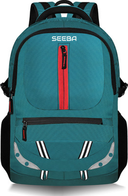 SEEBA Water Rasistant Fabric Classy unisex School bag with reflective strip 40 L Laptop Backpack(Blue)