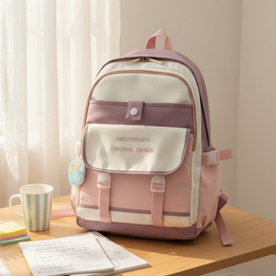 MAG MagBag Korean Backpack 40 L Laptop Backpack(Pink)