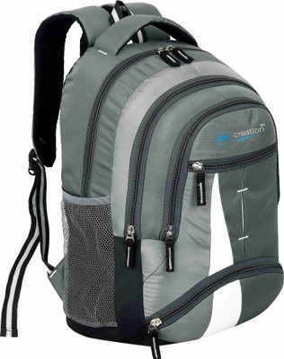 AM Creation UniStyle Waterproof Laptop Backpack Bag for School/College/Office Usage 35 L Laptop Backpack(Grey)
