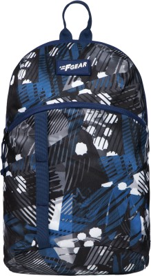 F GEAR Ritz Geometric Blue Black 6 L Backpack(Multicolor)