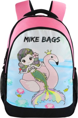 Mike Junior Backpack Mermaid Flamingo - Light Pink 29 L Backpack(Pink)
