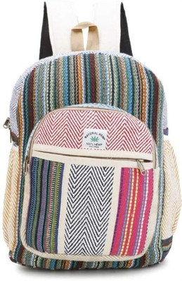 Shanvi Handicrafts Laptop Backpack Himalayan Hemp Laptop Bag-AS2 19 L Laptop Backpack(Multicolor)