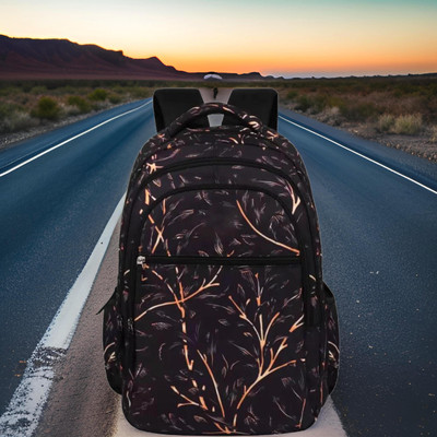 JairaJ backpack for men backpack bags bagpack(S-19.1*14) 34 L Laptop Backpack(Black)