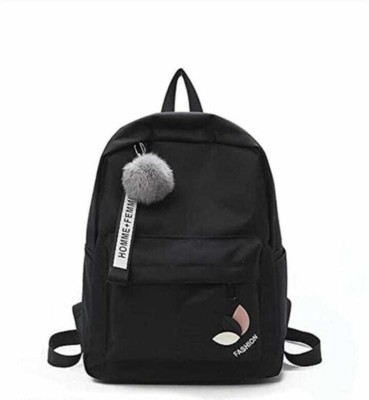 Dowet Backpack Cute Style Female Student_3 20 L Backpack(Black)