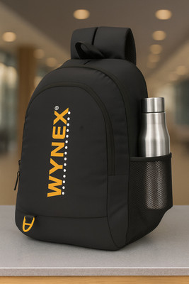 wynex UrbanGuard Pro Laptop Backpack 30 L Laptop Backpack(Black)