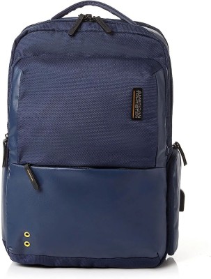 AMERICAN TOURISTER Large 24+ Ltr Zork 2.0 Laptop Backpack 01 24 L Laptop Backpack(Blue)