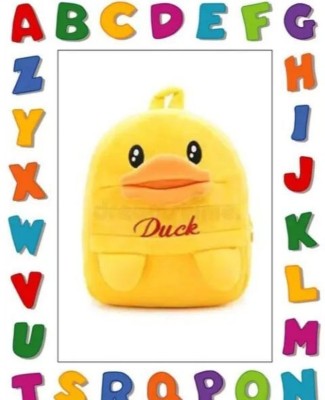 SKYRIDE ENTERPRISES YELLOW DUCK BAGS toy bag, kids soft school bag(2 to 6 age) for girls & boys 10 L Backpack(Yellow)