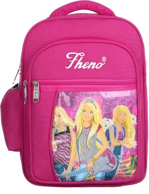 fheno School bag for girls pop art digital Princess wala bag Tuition Bag 26 L Backpack(Pink, Red)