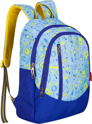 Cosmus TINY TOTS ARTISTO Printed School Bag ROYAL BLUE 20L - 16 inches Kids Backpack 20 L Backpack(Blue)