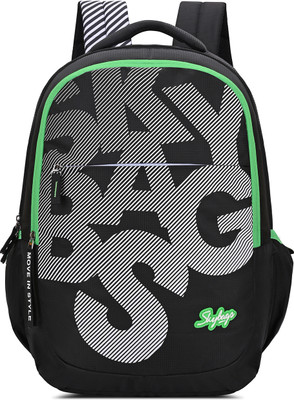 SKYBAGS KLAN PLUS 01 SCHOOL BACKPACK BLACK 32 L Backpack(Black)