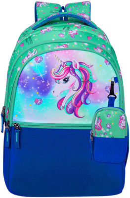 Cosmus UNICORN Printed Royal Blue School Backpack Bag 32 L Backpack(Blue)