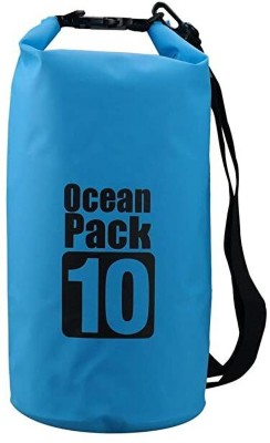 BLAPOXE PVC Waterproof Ocean Pack Dry Bag 5 Liter for Outdoor Swimming, Boating 10 L Backpack(Blue)