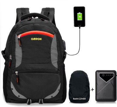 OMRON BAGS Smart Backpack With Ready to Charge for Office/School/College/Travel 30 L Laptop Backpack(Black)