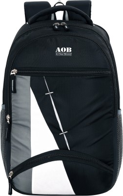 aob Laptop Backpack unisex spacy fits upto 16 Inches/college bag/school bag (Black) Waterproof Backpack(Black, 40 L)