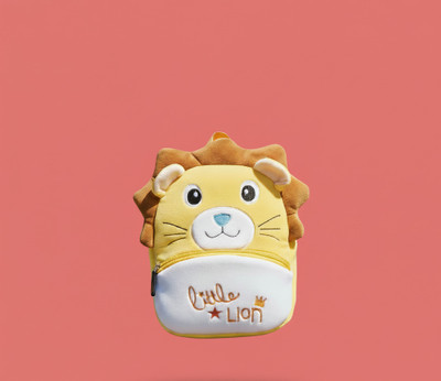UDHNA King of Cuteness: Kids' Lion Cub School Bag 12 L Backpack(Yellow)