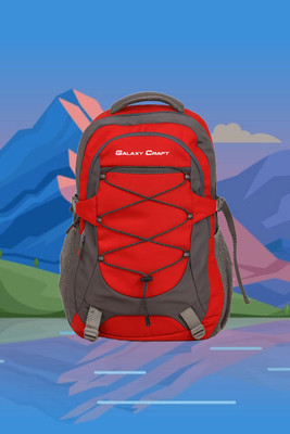 Galaxy Craft Large Capacity Laptop Backpack for Office, School & Daily Use 30 L Backpack(Red)