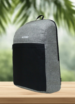 STOIC for daily use, Casual Travel Daypack-1 compartment 16 L Backpack(Grey, Black)