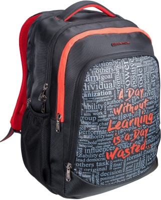 Cosmus Juventus 37 Litres Black Water Resistance Polyester School Backpack 37 L Laptop Backpack(Black)