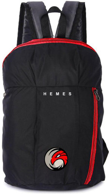 HMFURRYS FINEST HEMES-Egal-RedZip-Bag_15 12 L Backpack(Black, Red)