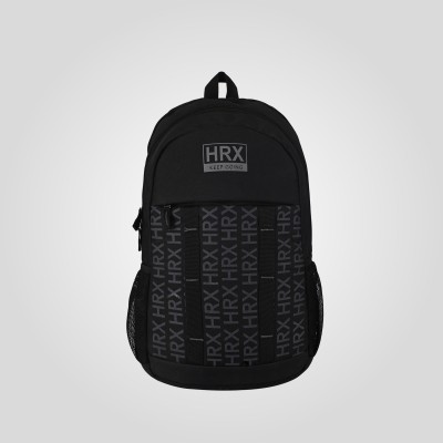 HRX by Hrithik Roshan KeepGoing Unisex bag for men fit upto 16 Inch/college bag/school bag 28 L Laptop Backpack(Black)
