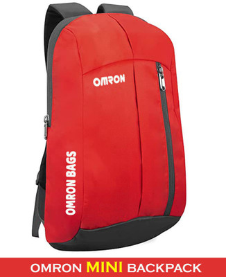 OMRON BAGS Stylish Outdoor Mini Backpack For Unisex Daypack With Water Resistance Fabric 12 L Backpack(Red)