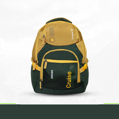 Stryker backpack for men office | Travel | Come with Laptop Pocket & Water Resistant 35 L Laptop Backpack(Yellow, Multicolor, Green)