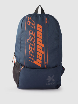 HRX by Hrithik Roshan Unisex Printed Backpack 23 L Backpack(Blue)