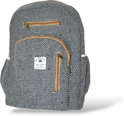 Gau Sudh Texture Laptop/Traval Backpack for men & Women (25L) 25 L Laptop Backpack(Grey)