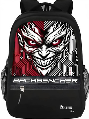 DOLPHINBM bagbencher collage school bag 37 L Laptop Backpack(Black)