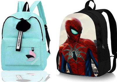 Plama A_FSHN_@@ GRN_1 PC & SPIDER-04_@@_1PC_abc 30 L Backpack(Green, Black)
