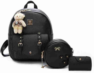 Cleto DIAMOND_BLACKBAG_15 8 L Backpack(Black)