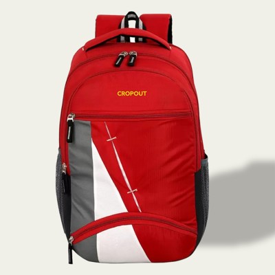 CROPOUT School Bag College Bag Backpack Travel Bag For Men & Women 32 L Laptop Backpack(Red)