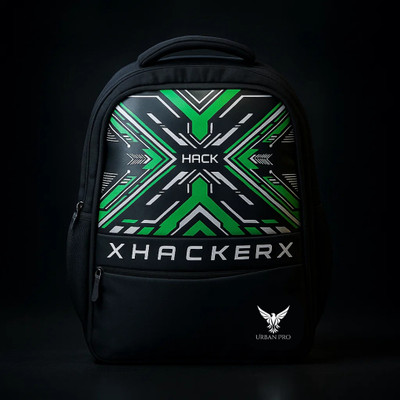 UPRO Hackx 28 L Laptop Backpack(Green, Black)