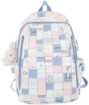 WALSON Printed Casual Backpack for School & College 30 L Backpack(Blue)