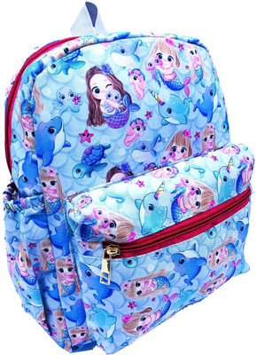 Echo Boomers Echoboomers Mermaid Printed Casual Backpack, 12 Inch, Water Resistant Mini Bag 5 L Backpack(Multicolor)